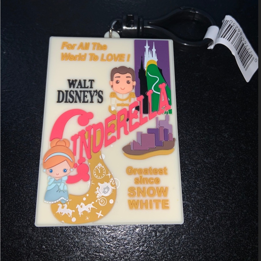 Disney Princess Series 37 Figural Bag Clip Keychain - Cinderella Poster